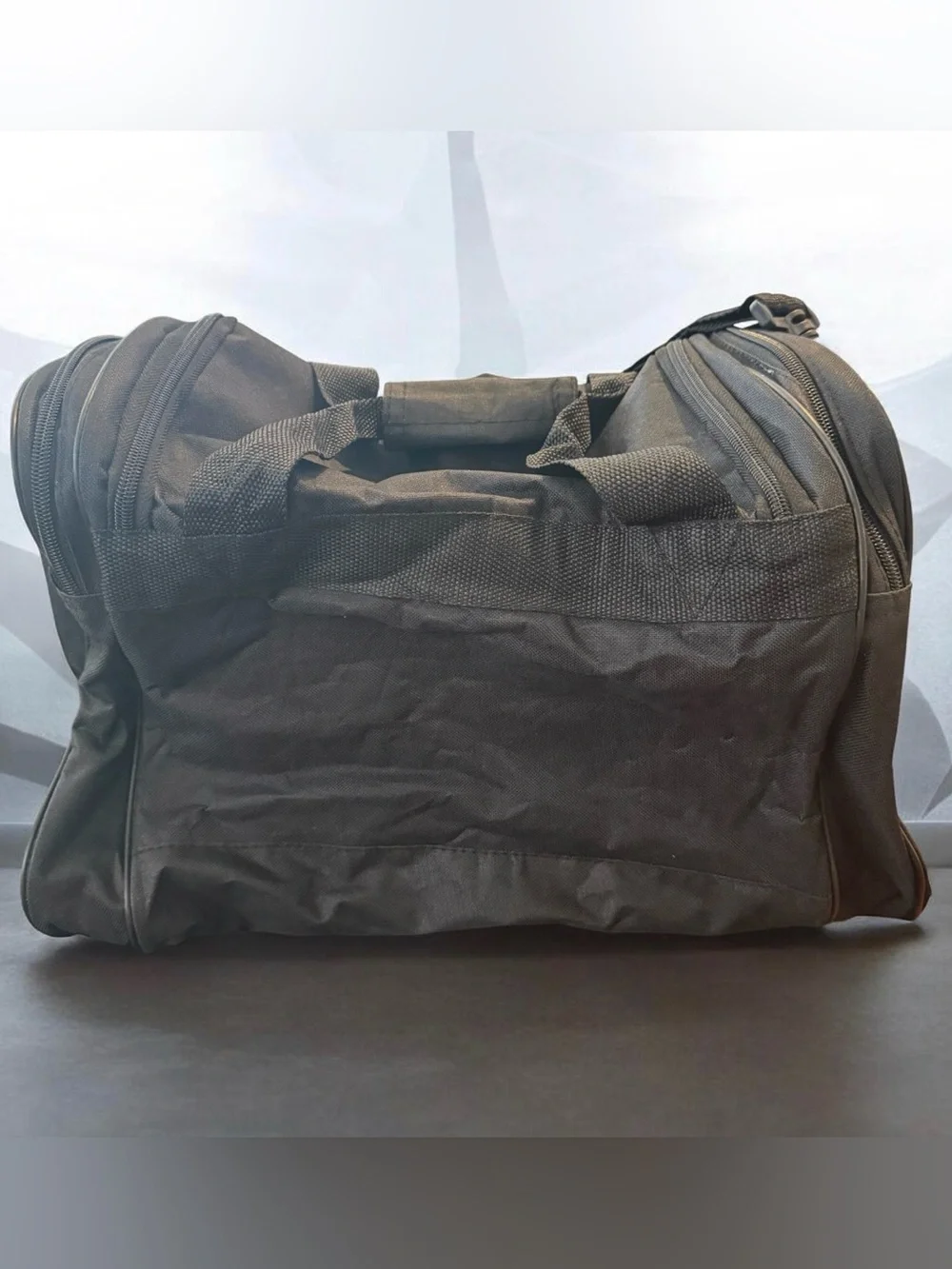 NRA Duffle Black Bag Double Handles & Adjustable Shoulder Strap
